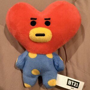 BT21 Merch BTS, Baby Tata, 6 IN, Blue/Red *20% OFF if you buy 4 items I sell